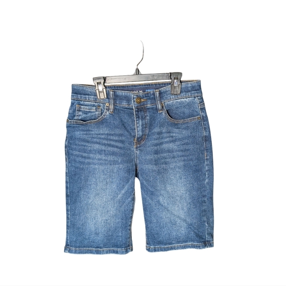 Lincoln Outfitters Classic Blue Jean Denim Womens 6 Shorts Comfort Flex Like New